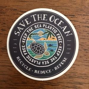 2/$8 Save the Ocean Laptop or Tablet Sticker